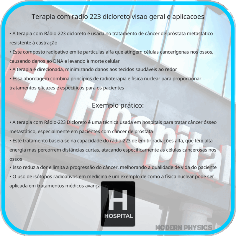 Terapia com Rádio-223 Dicloreto | Visão Geral e Aplicações