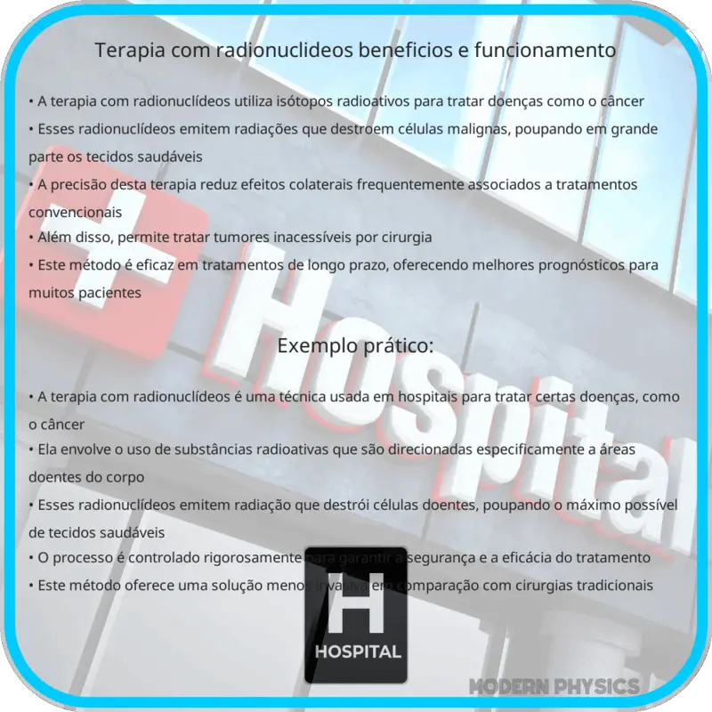 Terapia com Radionuclídeos: Benefícios e Funcionamento