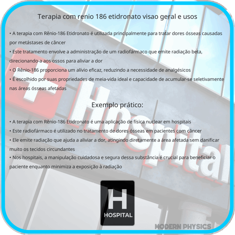 Terapia com Rênio-186 Etidronato | Visão Geral e Usos