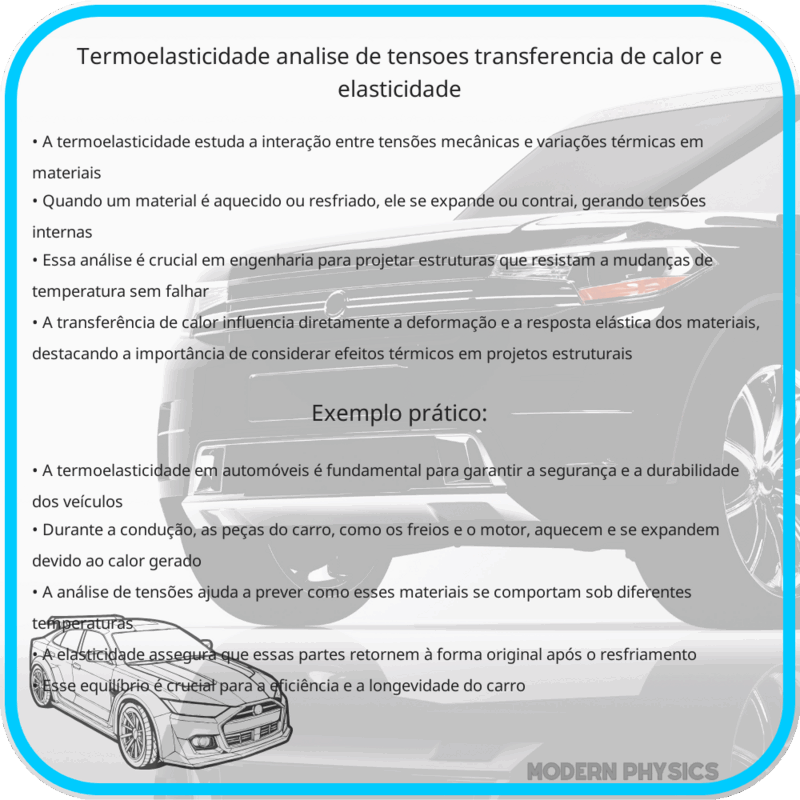 Termoelasticidade | Análise de Tensões, Transferência de Calor e Elasticidade