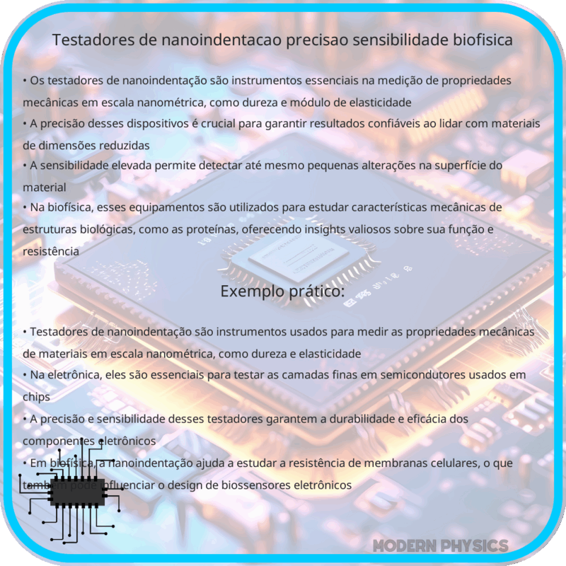 Testadores de Nanoindentação | Precisão, Sensibilidade & Biofísica