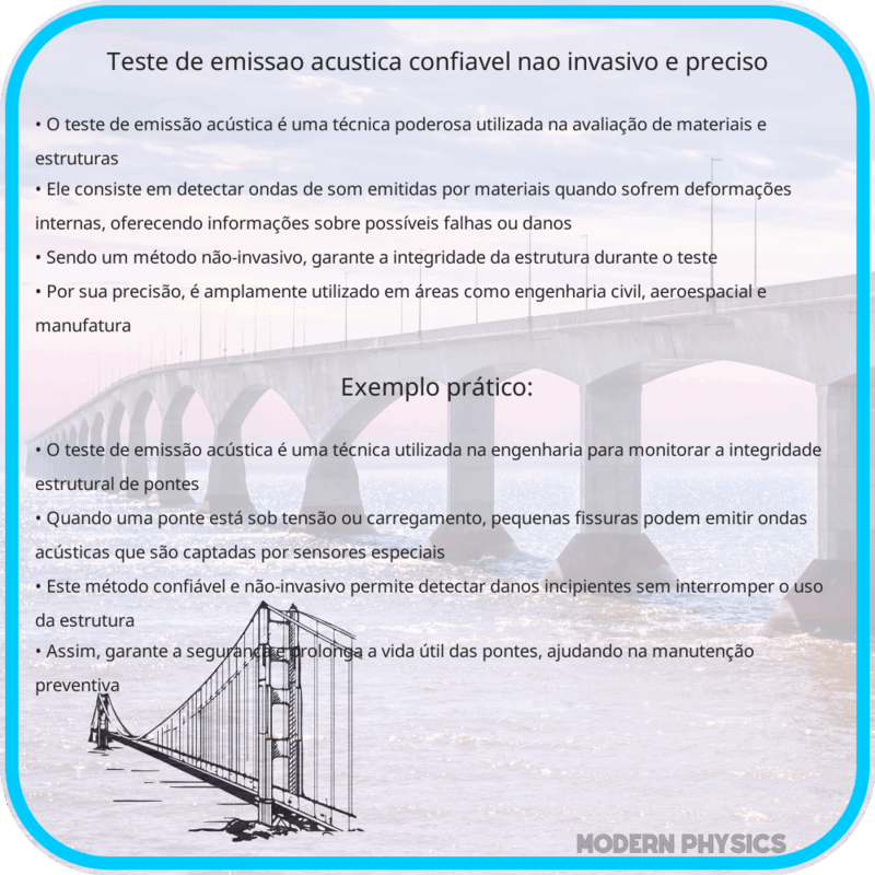 Teste de Emissão Acústica | Confiável, Não-Invasivo e Preciso