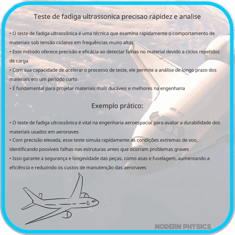 Teste de Fadiga Ultrassônica | Precisão, Rapidez e Análise