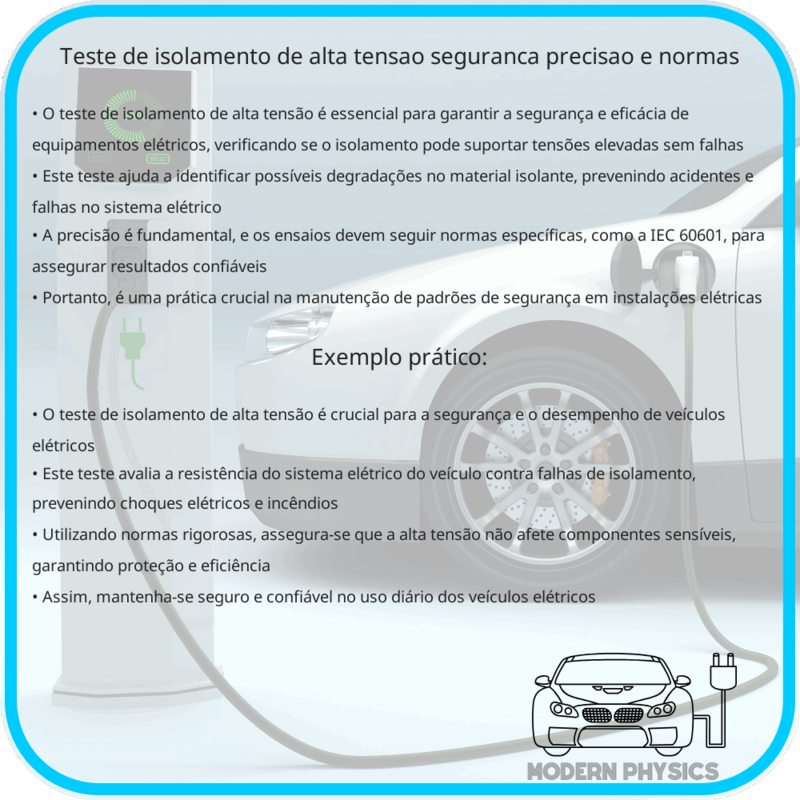 Teste de Isolamento de Alta Tensão | Segurança, Precisão e Normas