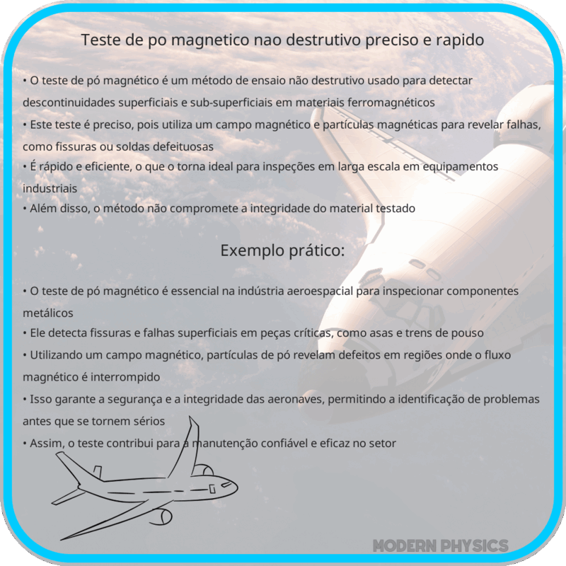 Teste de Pó Magnético: Não Destrutivo, Preciso e Rápido