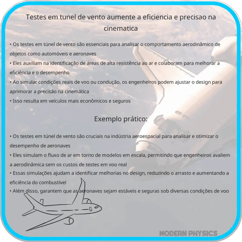 Testes em Túnel de Vento | Aumente a Eficiência e Precisão na Cinemática