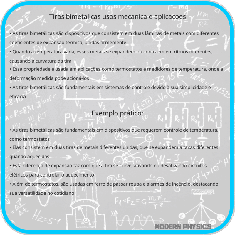 Tiras Bimetálicas: Usos, Mecânica e Aplicações