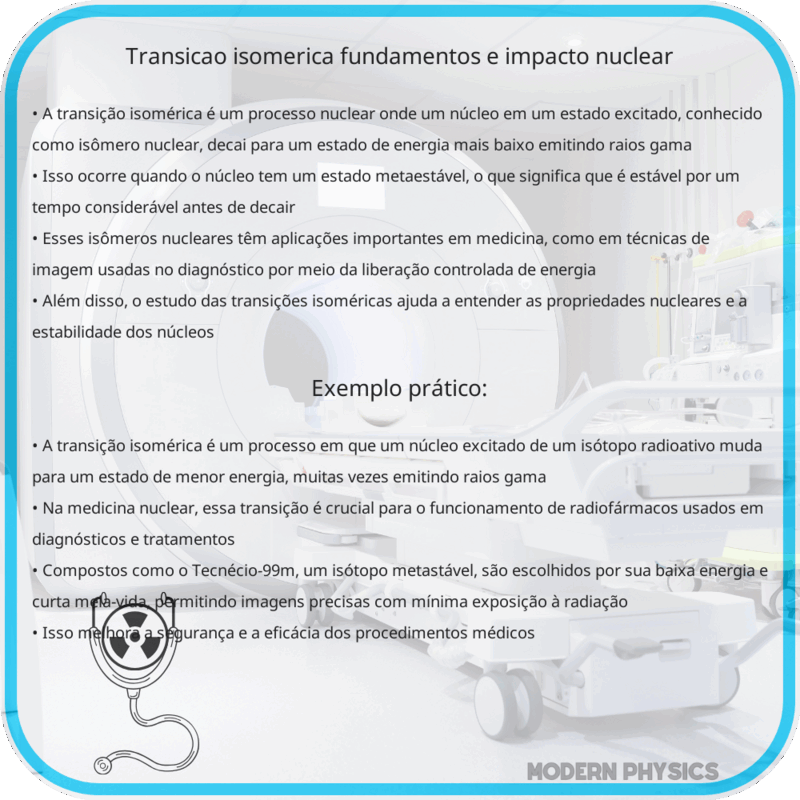 Transição Isomérica | Fundamentos e Impacto Nuclear