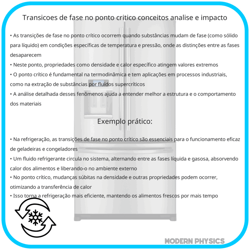 Transições de Fase no Ponto Crítico | Conceitos, Análise e Impacto