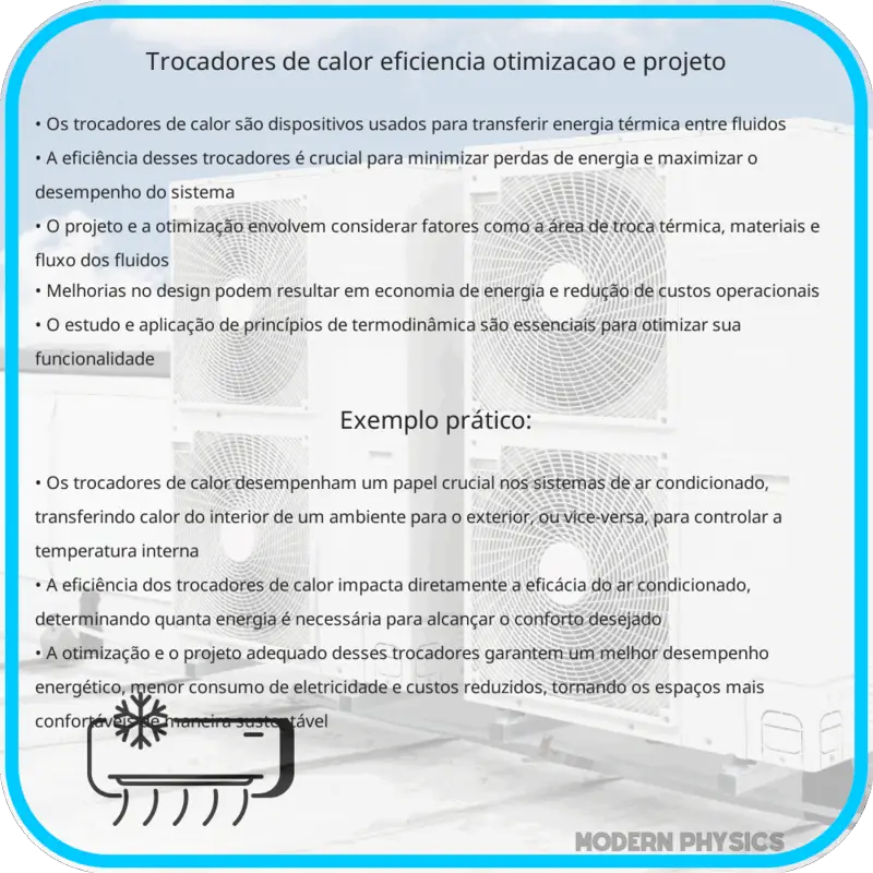 Trocadores de Calor | Eficiência, Otimização e Projeto
