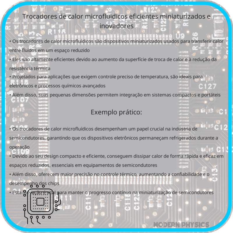 Trocadores de Calor Microfluídicos | Eficientes, Miniaturizados e Inovadores