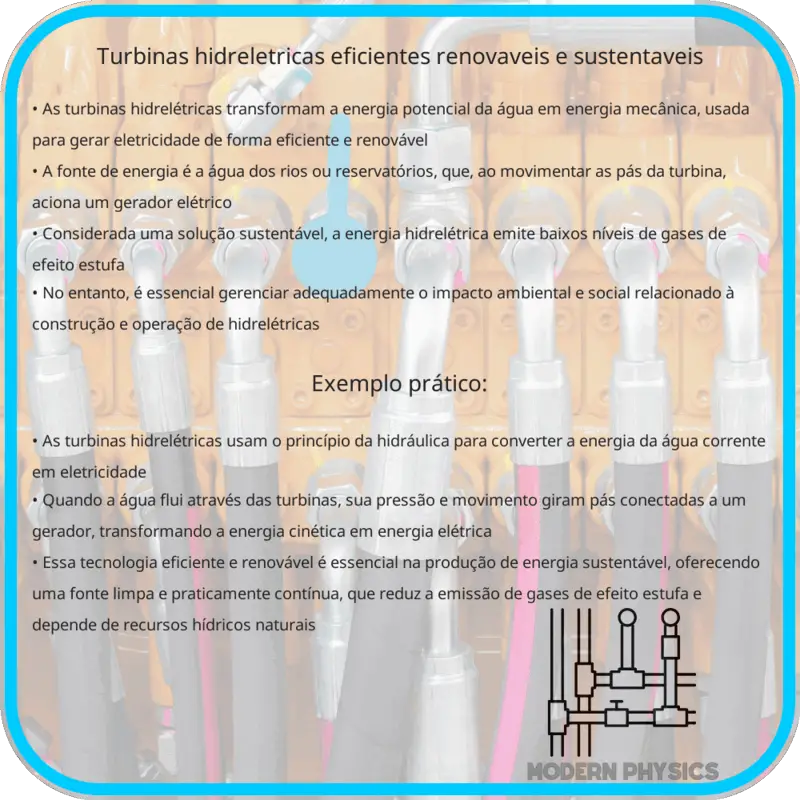 Turbinas Hidrelétricas | Eficientes, Renováveis e Sustentáveis