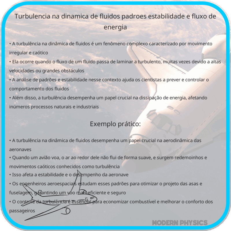 Turbulência na Dinâmica de Fluidos | Padrões, Estabilidade e Fluxo de Energia