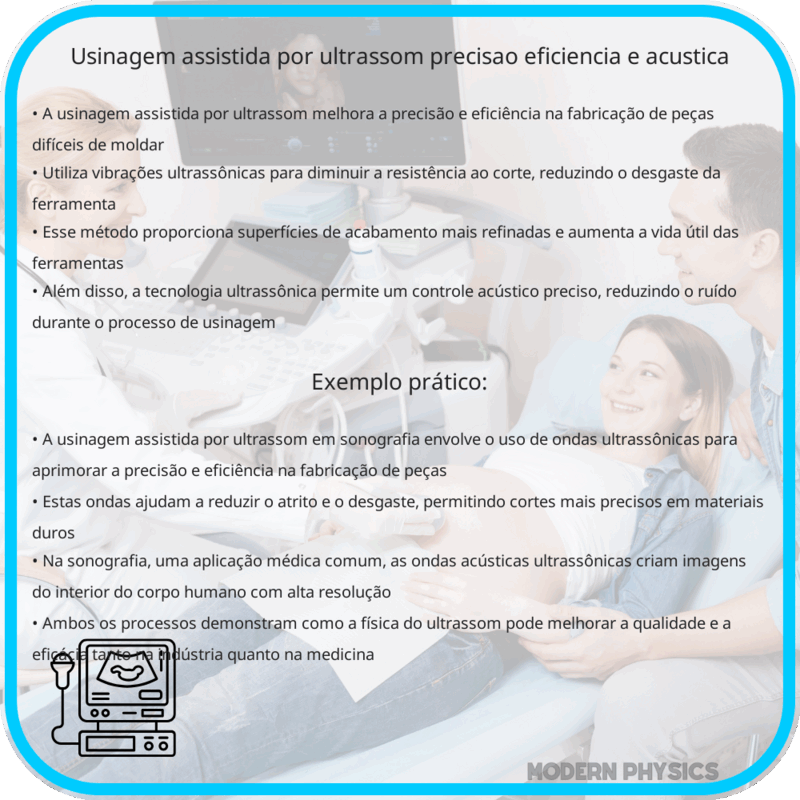 Usinagem Assistida por Ultrassom | Precisão, Eficiência e Acústica