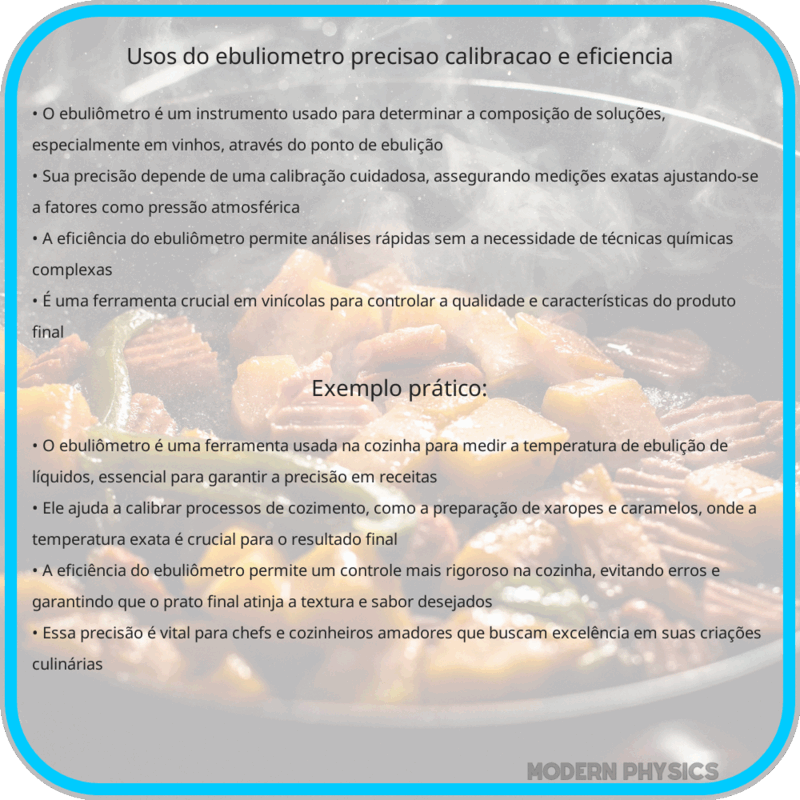 Usos do Ebuliômetro | Precisão, Calibração e Eficiência