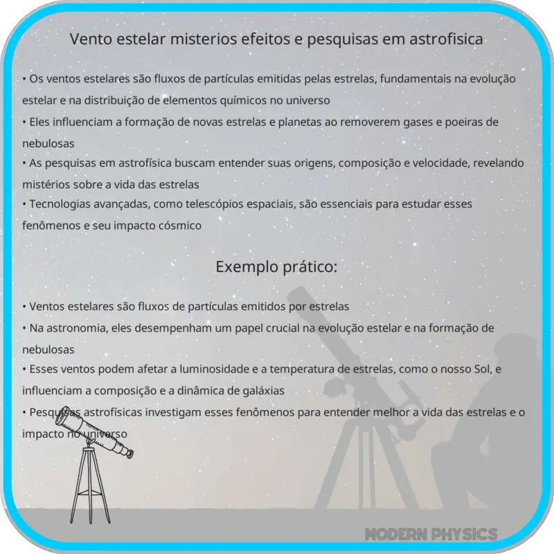 Vento Estelar | Mistérios, Efeitos e Pesquisas em Astrofísica