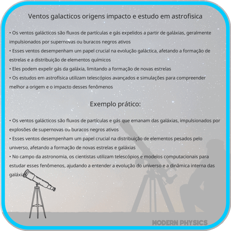 Ventos Galácticos | Origens, Impacto e Estudo em Astrofísica