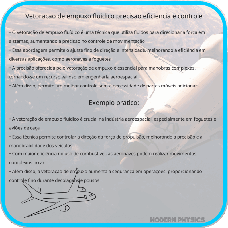Vetoração de Empuxo Fluídico | Precisão, Eficiência e Controle