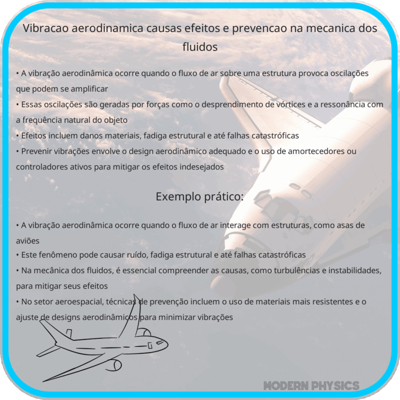 Vibração Aerodinâmica | Causas, Efeitos e Prevenção na Mecânica dos Fluidos