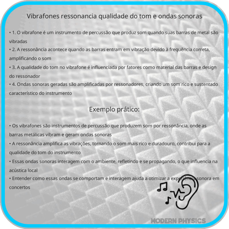 Vibrafones | Ressonância, Qualidade do Tom e Ondas Sonoras
