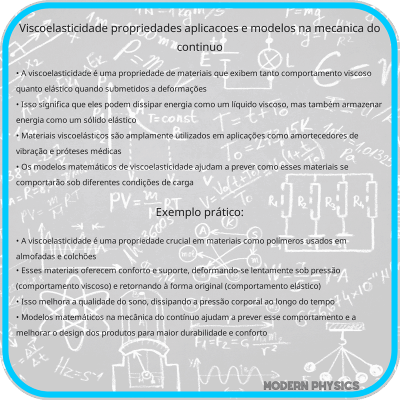 Viscoelasticidade | Propriedades, Aplicações e Modelos na Mecânica do Contínuo