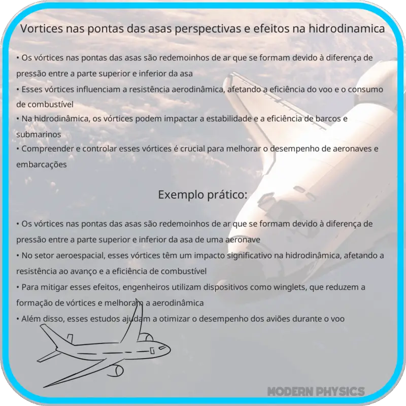 Vórtices nas Pontas das Asas | Perspectivas e Efeitos na Hidrodinâmica