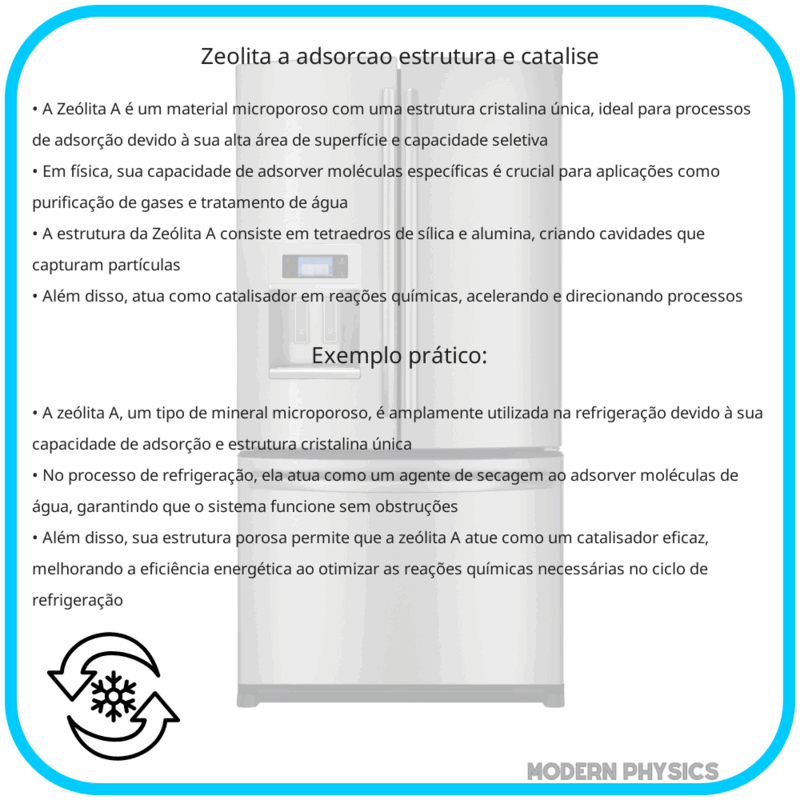 Zeólita A | Adsorção, Estrutura e Catálise