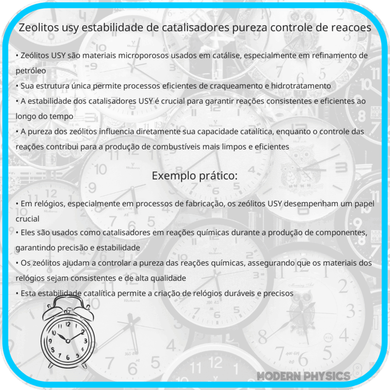Zeólitos USY | Estabilidade de Catalisadores, Pureza & Controle de Reações